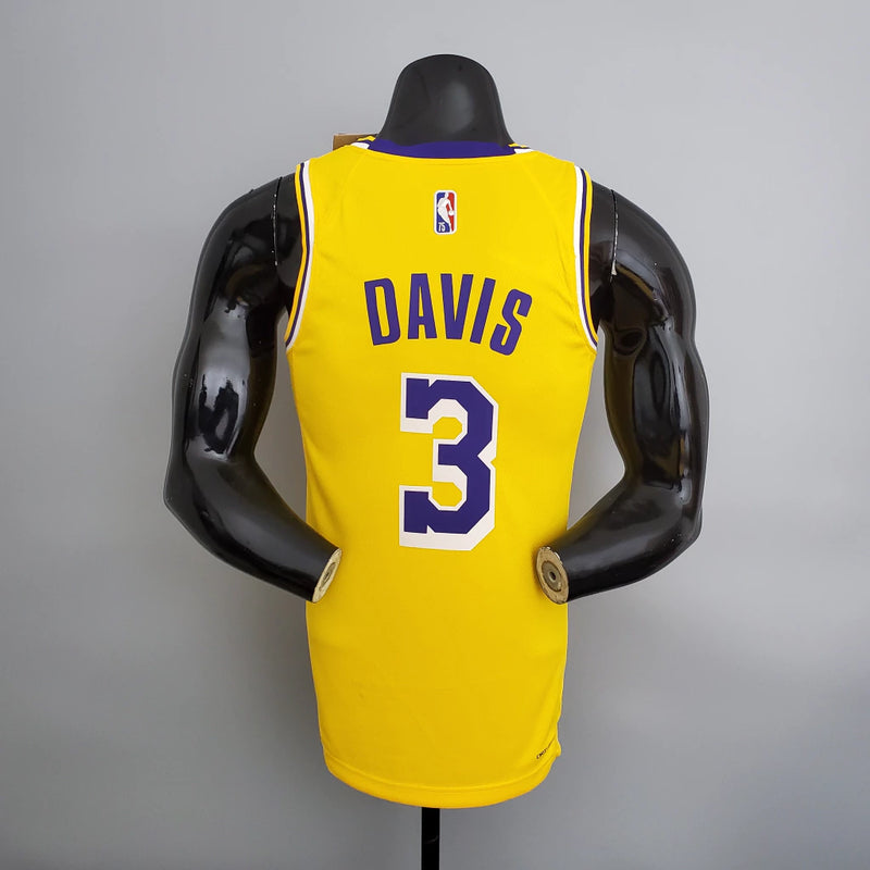 Camisa Basquete NBA Regata Los Angeles Lakers Masculina - Amarela